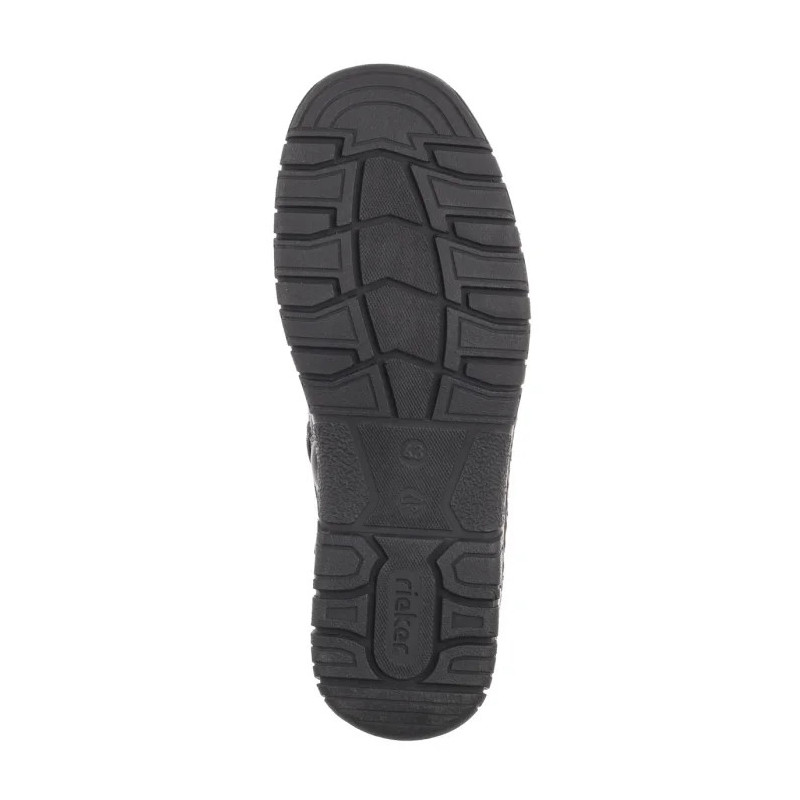Rieker Czarne 05102-00 Black  (RI208-a) žygio batai