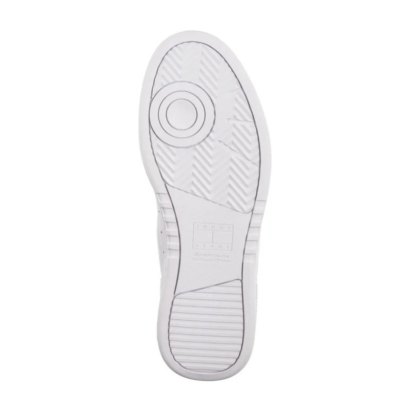 Tommy Hilfiger Tjm Cupsole Leather Ess White EM0EM01443 YBR (TH1169-b) sportiniai bateliai