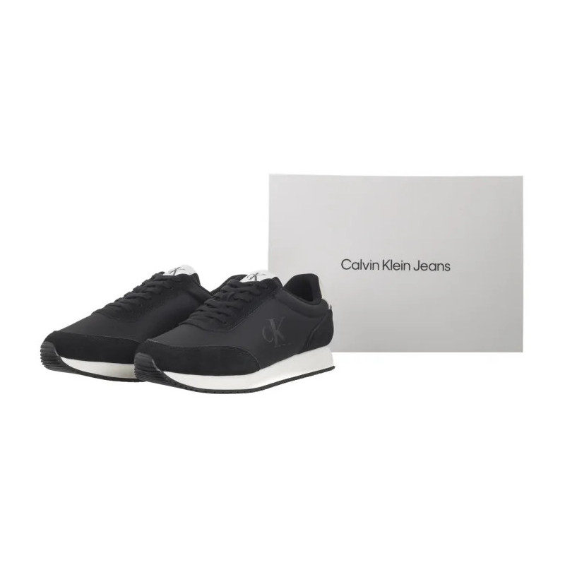 Calvin Klein Retro Runner Iconic Snk Black/Bright White YM0YM01119 0GM (CK611-a) sportiniai bateliai