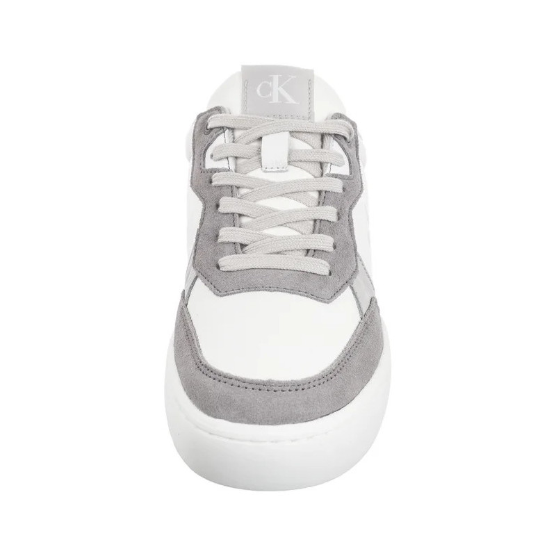Calvin Klein Classic Cupsole Mg Wmm White/Oyster Mushroom/Formal Grey YM0YM01153 0IR (CK623-a) sportiniai bateliai