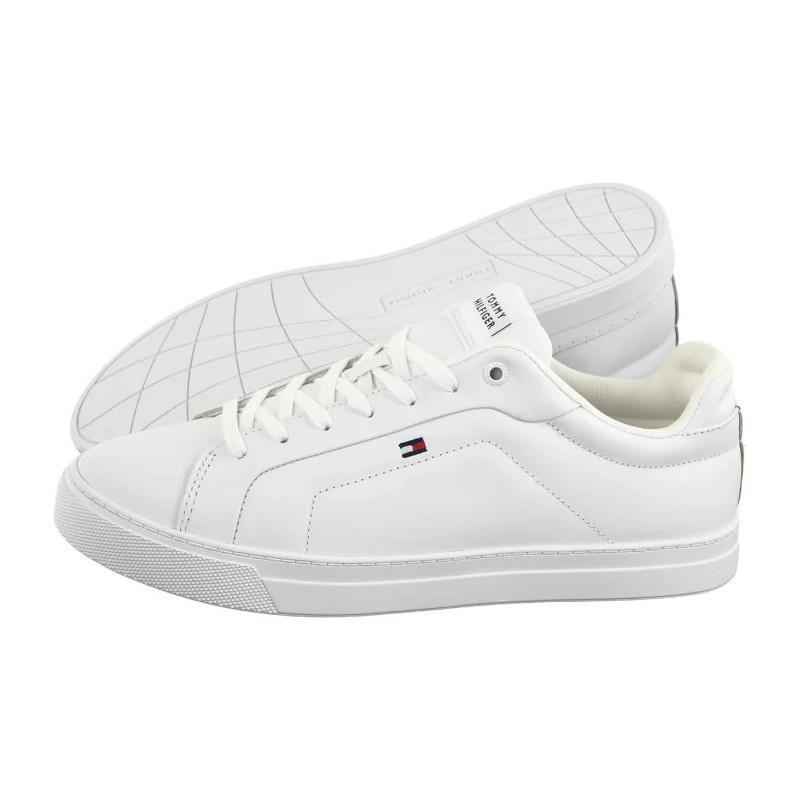 Tommy Hilfiger Icon Court Lth Flag Ess White FM0FM05317 YBS (TH1230-b) sportiniai bateliai