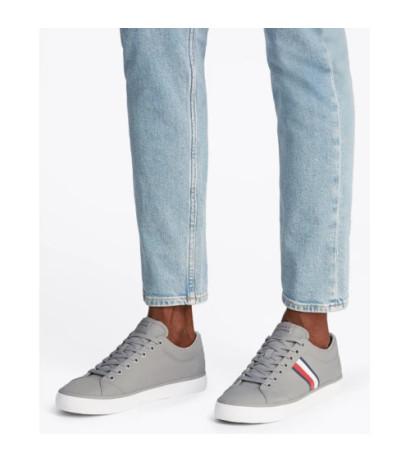 Tommy Hilfiger TH Hi Vulc Low Core Stripes Mesh Universal Grey FM0FM05393 PRY (TH1256-a) sportiniai bateliai 