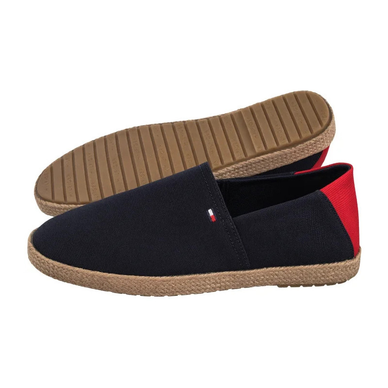 Tommy Hilfiger Hilfiger Espadrille Core Textile Desert Sky FM0FM05353 DW5 (TH1260-a) batai