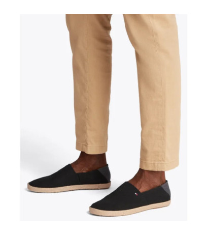 Tommy Hilfiger Hilfiger Espadrille Core Textile Black FM0FM05353 BDS (TH1260-c) batai