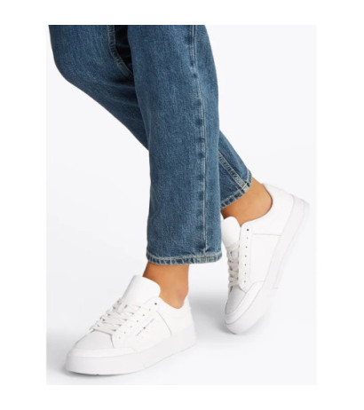 Tommy Hilfiger TH Court Mix Lth White FM0FM05489 YBS (TH1274-a) sportiniai bateliai