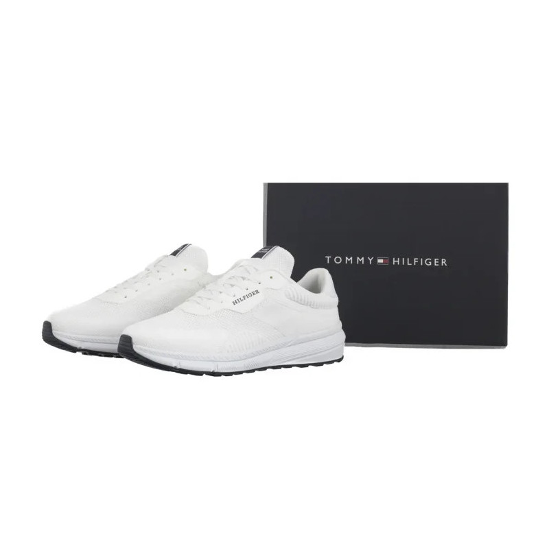 Tommy Hilfiger Lightweight Rwb Knit White FM0FM05423 YBS (TH1262-b) sportiniai bateliai