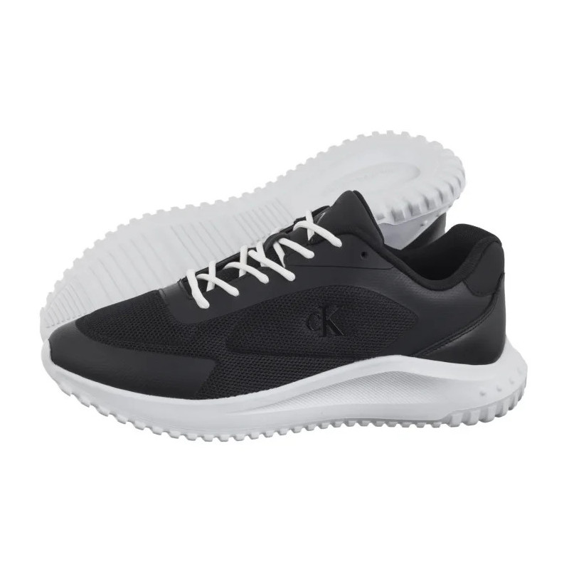 Calvin Klein Eva Runner Low Mesh Mix Ck Black/Bright White YM0YM01185 0GM (CK649-a) sportiniai bateliai