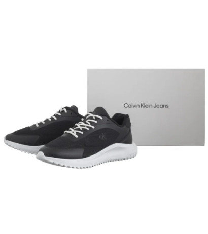 Calvin Klein Eva Runner Low Mesh Mix Ck Black/Bright White YM0YM01185 0GM (CK649-a) sportiniai bateliai