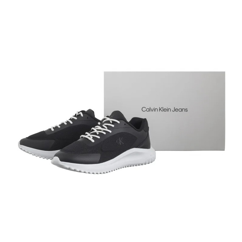 Calvin Klein Eva Runner Low Mesh Mix Ck Black/Bright White YM0YM01185 0GM (CK649-a) sportiniai bateliai