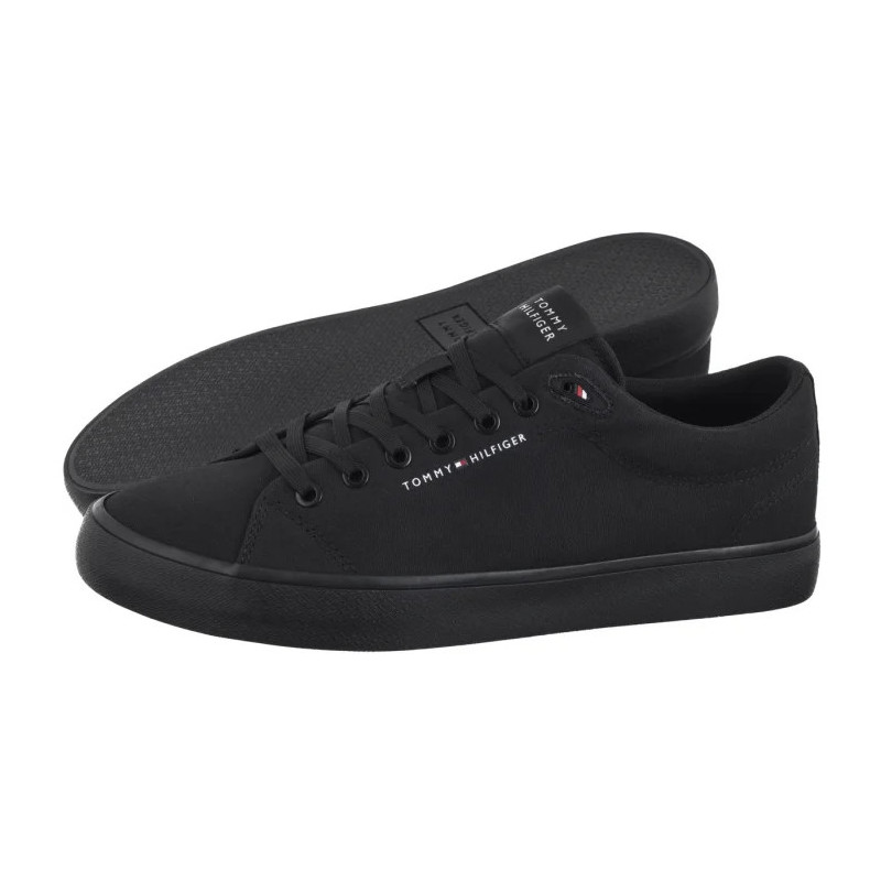 Tommy Hilfiger TH Hi Vulc Low Core Canvas Black FM0FM05396 BDS (TH1319-b) sportiniai bateliai 