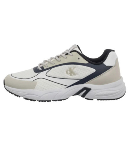 Calvin Klein Retro Tennis Low Knit Mix Bright White/Calvin Navy/Silver B YM0YM01310 0LD (CK655-a) sportiniai bateliai