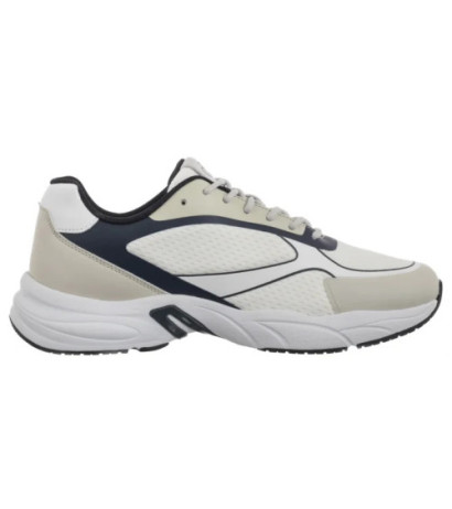 Calvin Klein Retro Tennis Low Knit Mix Bright White/Calvin Navy/Silver B YM0YM01310 0LD (CK655-a) sportiniai bateliai