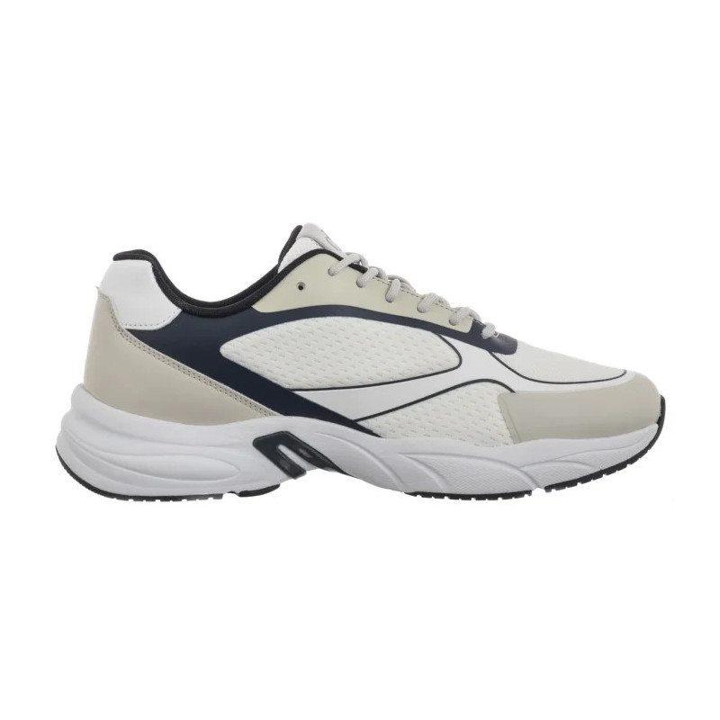 Calvin Klein Retro Tennis Low Knit Mix Bright White/Calvin Navy/Silver B YM0YM01310 0LD (CK655-a) sportiniai bateliai