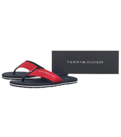 Tommy Hilfiger Hilfiger Nyc Beach Sandal Primary Red FM0FM05437 XLG (TH1341-a) batai