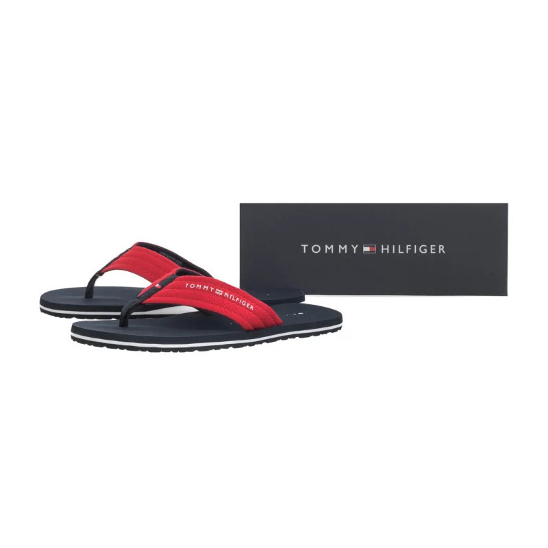 Tommy Hilfiger Hilfiger Nyc Beach Sandal Primary Red FM0FM05437 XLG (TH1341-a) batai