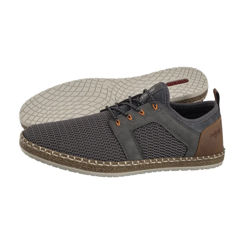 Rieker Szare B5252-45 Grey (RI261-a) batai