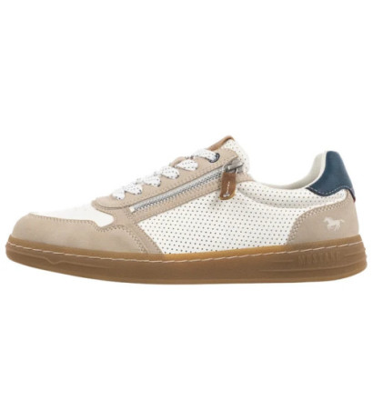 Mustang Beżowe/Białe 4204-301-397 (MU574-d) batai