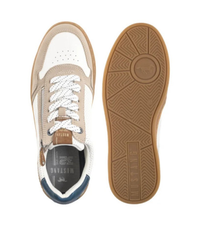 Mustang Beżowe/Białe 4204-301-397 (MU574-d) batai