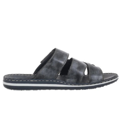 Rieker Granatowe 21073-14 Blue (RI271-a) šlepetės