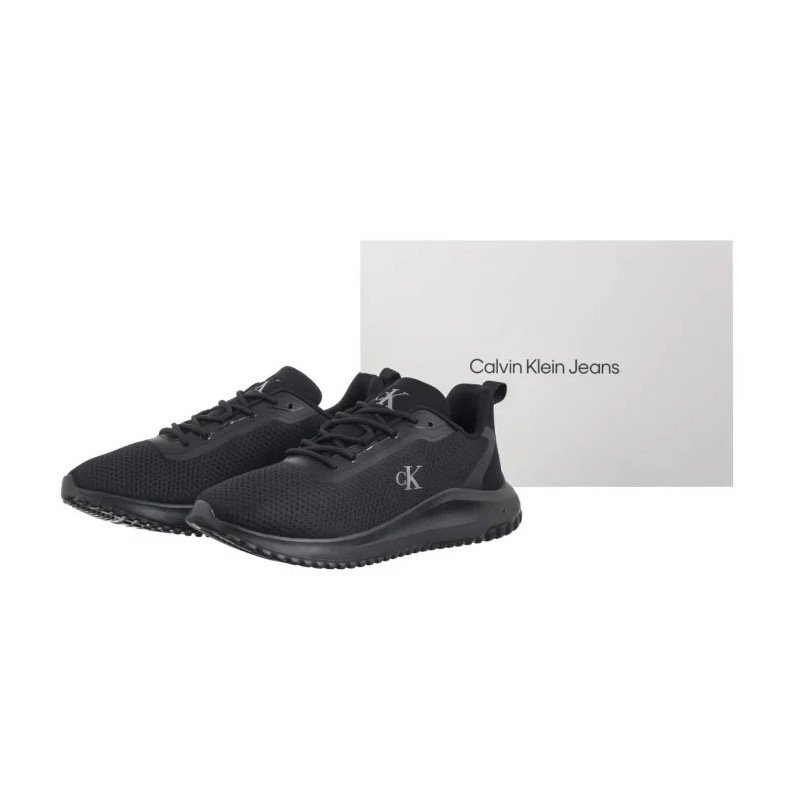 Calvin Klein Eva Runner Mix Mesh Triple Black YM0YM01285 0GJ (CK670-a) sportiniai bateliai
