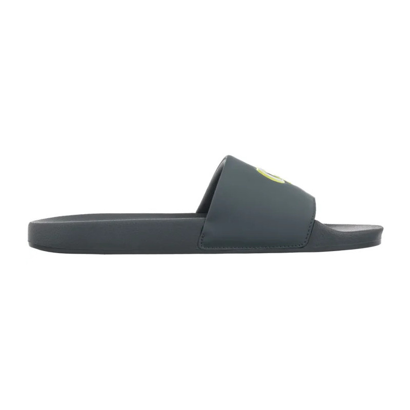 Calvin Klein Slide Jelly Mono Pu Seaside Aqua/White YM0YM01281 02M (CK673-a) šlepetės