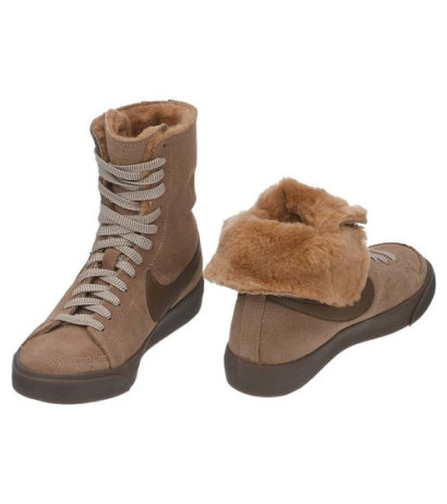 Nike WMNS Blazer High Roll Leather 538254-200 (NI410-b) sportiniai bateliai