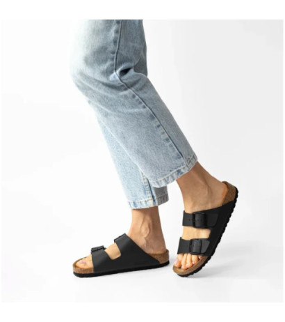 Birkenstock Arizona Black 051793 (BK2-a) Moteriški batai/šlepetės