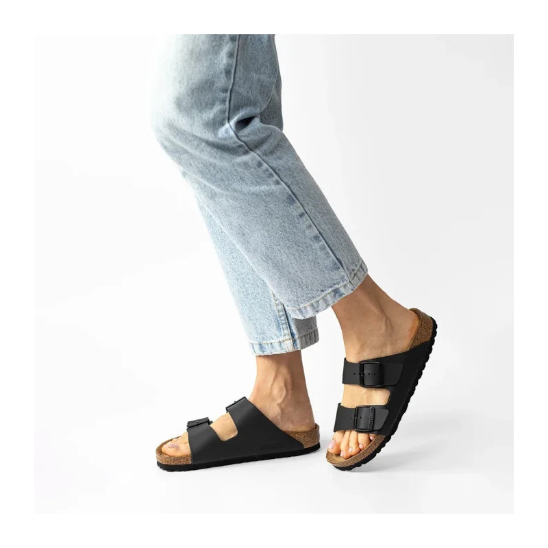 Birkenstock Arizona Black 051793 (BK2-a) Moteriški batai/šlepetės