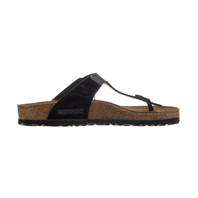 Birkenstock Gizeh Patent Black 043661 (BK5-c) šlepetės
