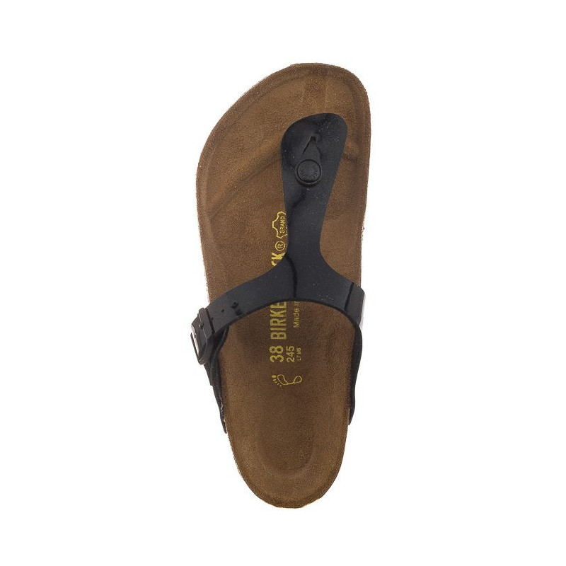 Birkenstock Gizeh Patent Black 043661 (BK5-c) šlepetės