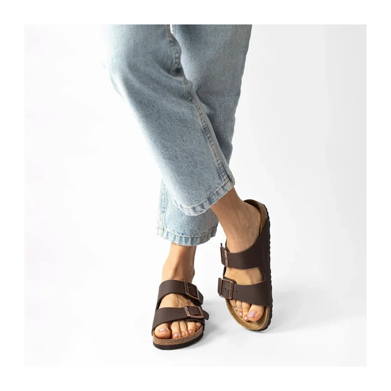 Birkenstock Arizona Dark Brown 051703 (BK2-e) Moteriški batai/šlepetės