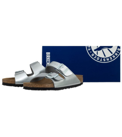 Birkenstock Arizona BS Silver 1012283 (BK2-f) Moteriški batai/šlepetės