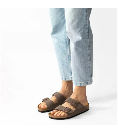 Birkenstock Arizona BF Nubuk Mocca 151183 (BK19-a) Moteriški batai/šlepetės