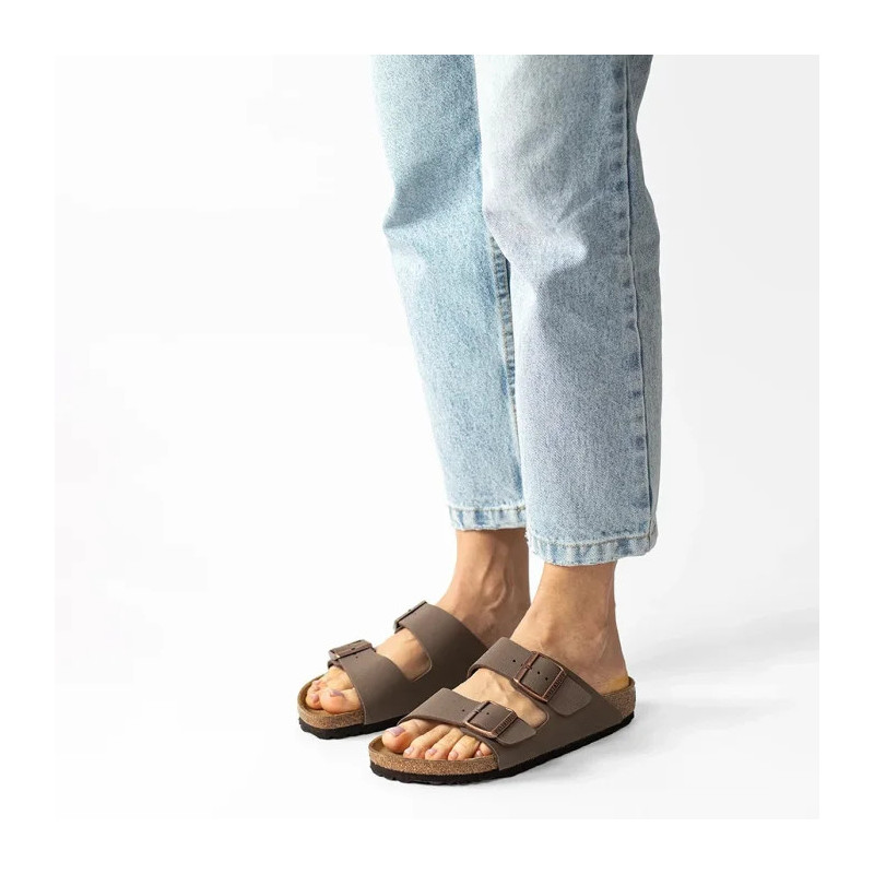Birkenstock Arizona BF Nubuk Mocca 151183 (BK19-a) Moteriški batai/šlepetės