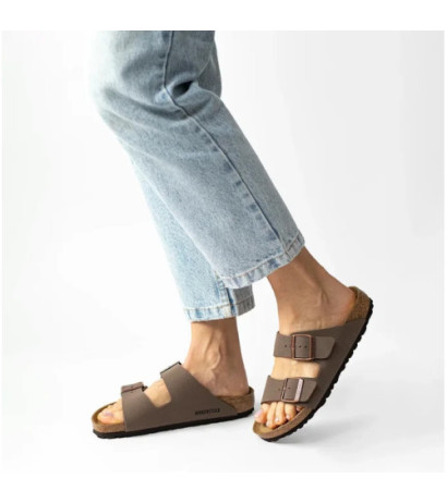 Birkenstock Arizona BF Nubuk Mocca 151183 (BK19-a) Moteriški batai/šlepetės