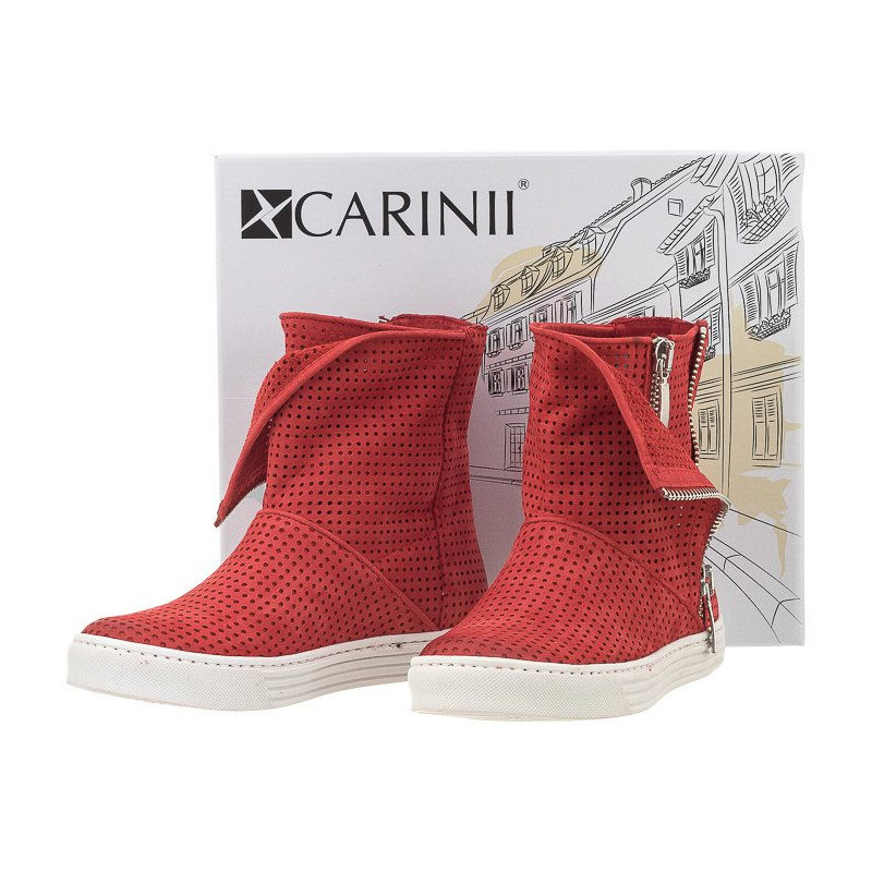 Carinii Czerwone Ażurowe B3578 (CI151-a) batai