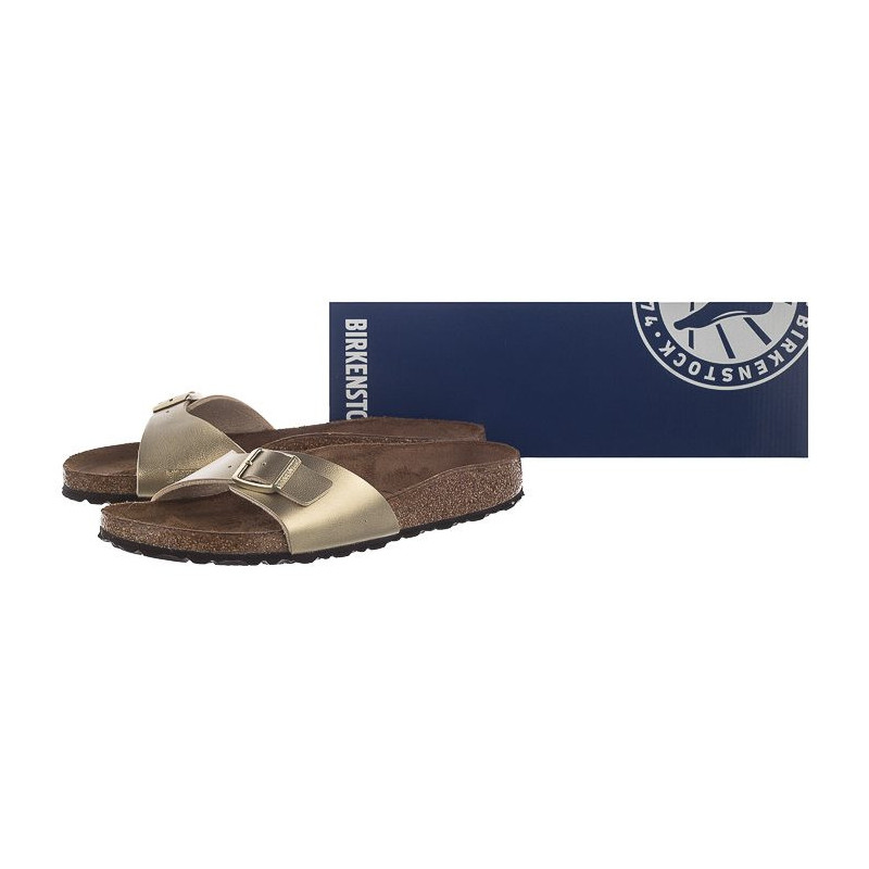 Birkenstock Madrid Gold 1016107 (BK24-c) Moteriški batai/šlepetės