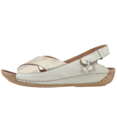 Maciejka Kremowe 00994-37 (MA151-b) sandalai