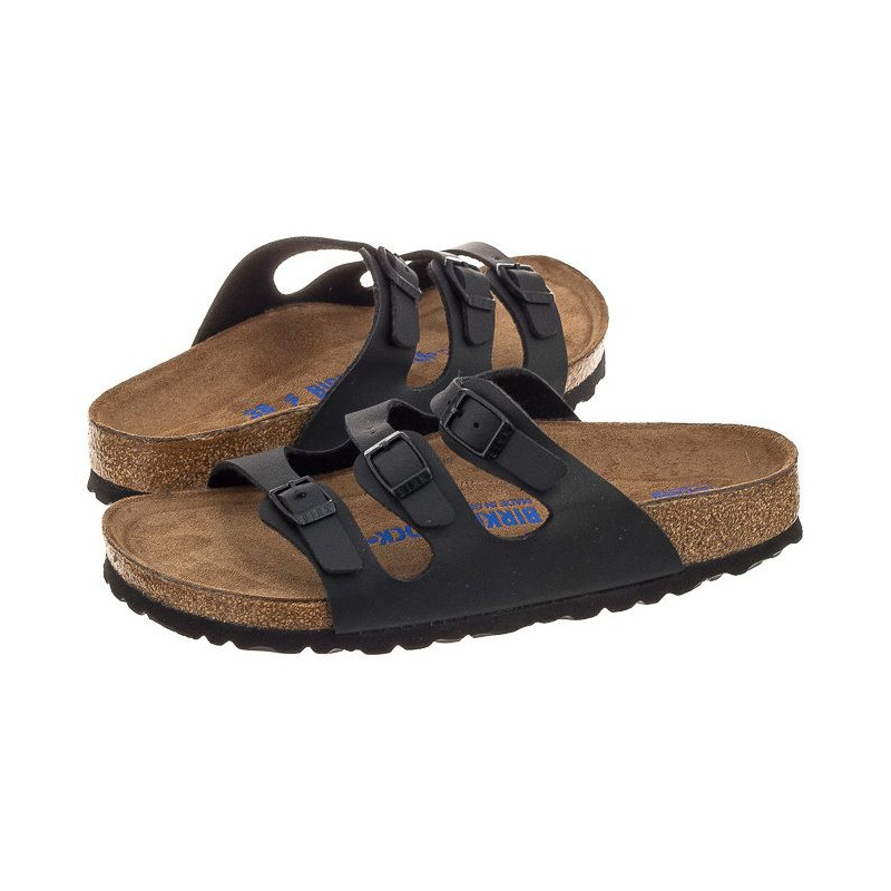Birkenstock Florida Black 053013 (BK50-a) Moteriški batai/šlepetės