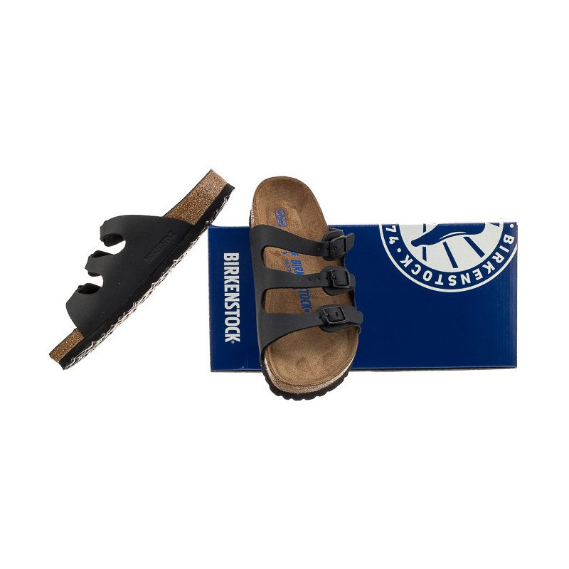 Birkenstock Florida Black 053013 (BK50-a) Moteriški batai/šlepetės