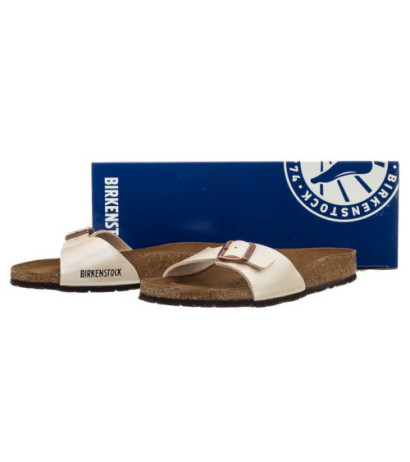 Birkenstock Madrid Graceful Pearl White 0940153 (BK41-d) Moteriški batai/šlepetės