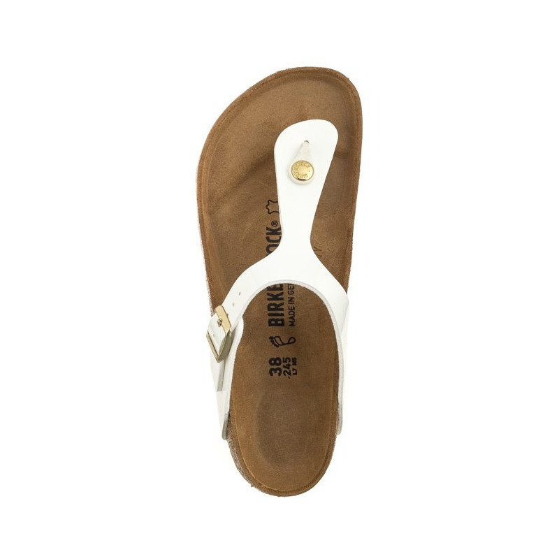 Birkenstock Gizeh BS Patent White 1005299 (BK51-b) šlepetės