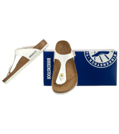 Birkenstock Gizeh BS Patent White 1005299 (BK51-b) šlepetės