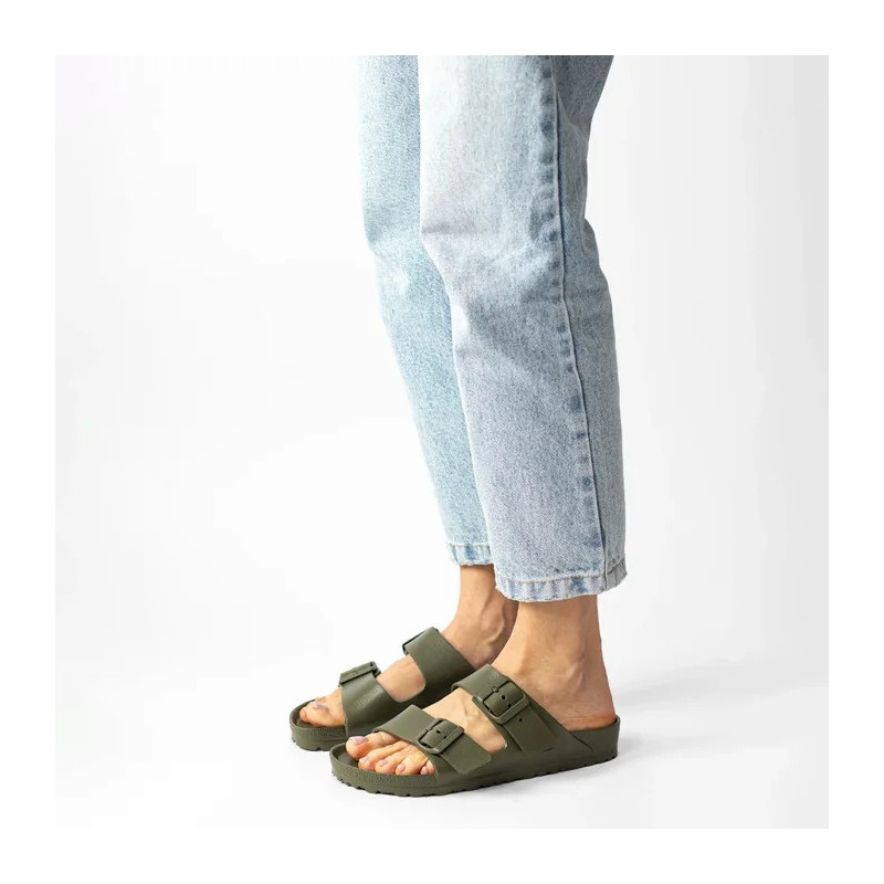 Birkenstock Arizona EVA Khaki 1019152 (BK54-r) Moteriški batai/šlepetės