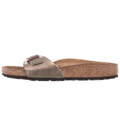 Birkenstock Madrid Shiny Snake Cream 439913 (BK41-l) Moteriški batai/šlepetės