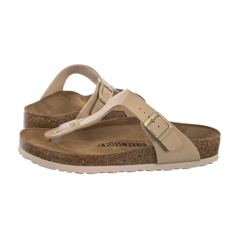 Birkenstock Gizeh Patent Patent Sand 1013075 (BK51-f) šlepetės