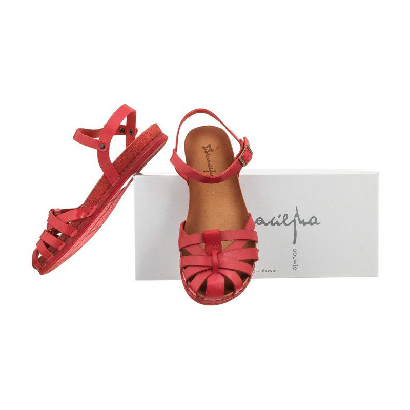 Maciejka Czerwone 03074-08/00-0 (MA240-b) sandalai