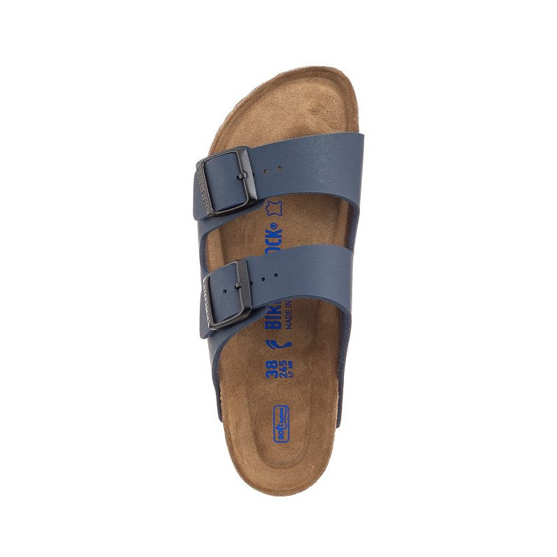 Birkenstock Arizona Soft Footbed Blue 0051063 (BK61-b) Moteriški batai/šlepetės