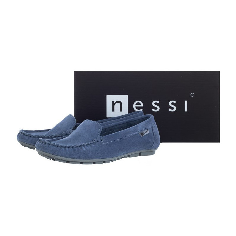 Nessi Niebieskie Zamszowe 17130 194 (NE55-o) batai
