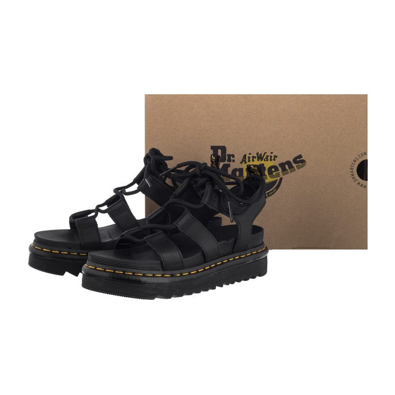 Dr. Martens Nartilla Black Hydro Leather 24641001 (DR22-a) sandalai
